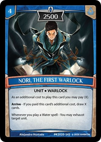 Image for Nori, the First Warlock (Argent Saga Promos) (PR2020-143) - Argent Saga TCG