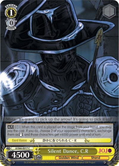 Image for Silent Dance, C.R (JoJo's Bizarre Adventure: Golden Wind) (JJ/S66-E017 C) - Weiss Schwarz