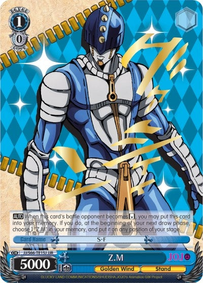 Image for Z.M (JJR) (Gold Stamp) (JoJo's Bizarre Adventure: Golden Wind) (JJ/S66-TE15J JJR) - Weiss Schwarz