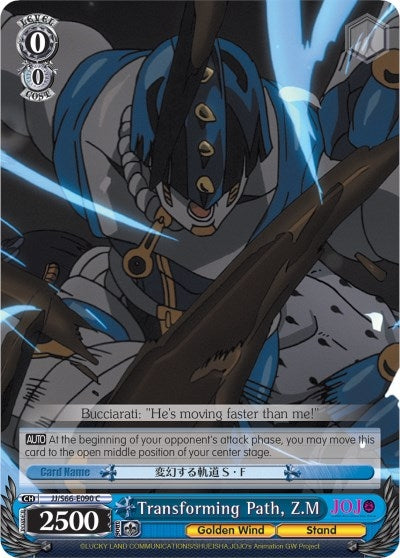 Image for Transforming Path, Z.M (JoJo's Bizarre Adventure: Golden Wind) (JJ/S66-E090 C) - Weiss Schwarz