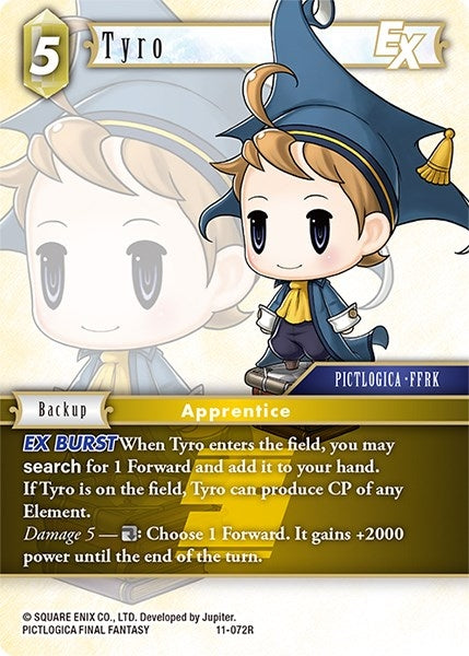 Image for Tyro EX (Opus XI) (11-072R) - Final Fantasy TCG
