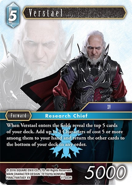 Image for Verstael (Opus XI) (11-023H) - Final Fantasy TCG