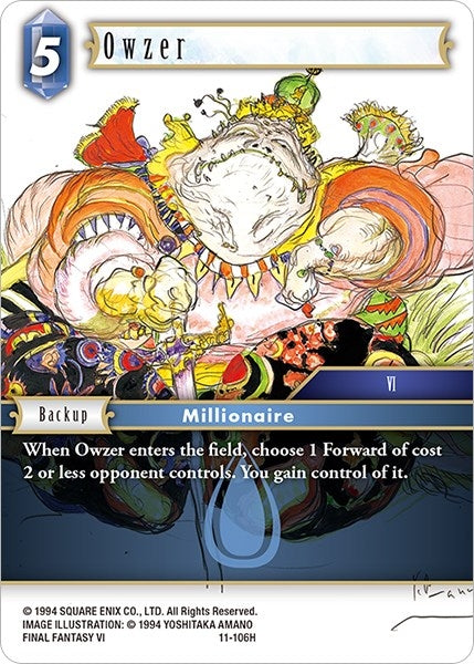 Image for Owzer (Opus XI) (11-106H) - Final Fantasy TCG