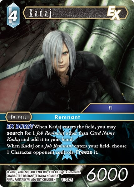 Image for Kadaj EX - 11-027R (Opus XI) (11-027R) - Final Fantasy TCG