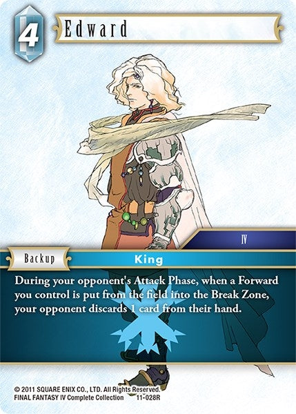 Image for Edward (Opus XI) (11-028R) - Final Fantasy TCG