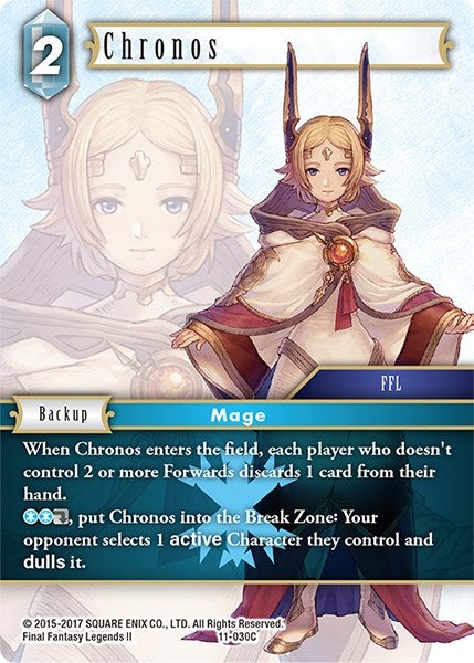 Image for Chronos (Opus XI) (11-030C) - Final Fantasy TCG