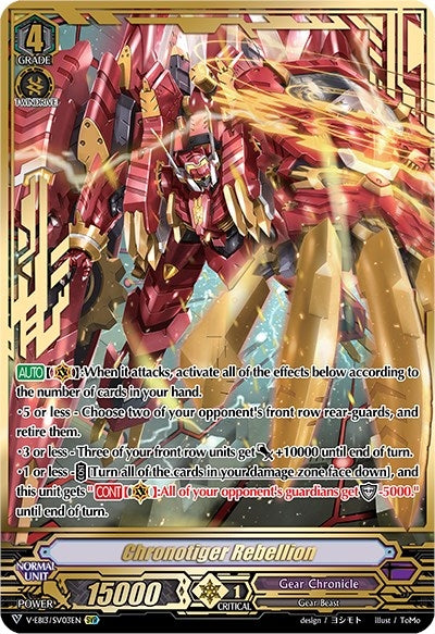 Image for Chronotiger Rebellion (SVR) (V-EB13: The Astral Force) (V-EB13/SV03EN) - Cardfight Vanguard