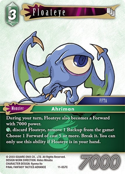 Image for Floateye (Opus XI) (11-057C) - Final Fantasy TCG