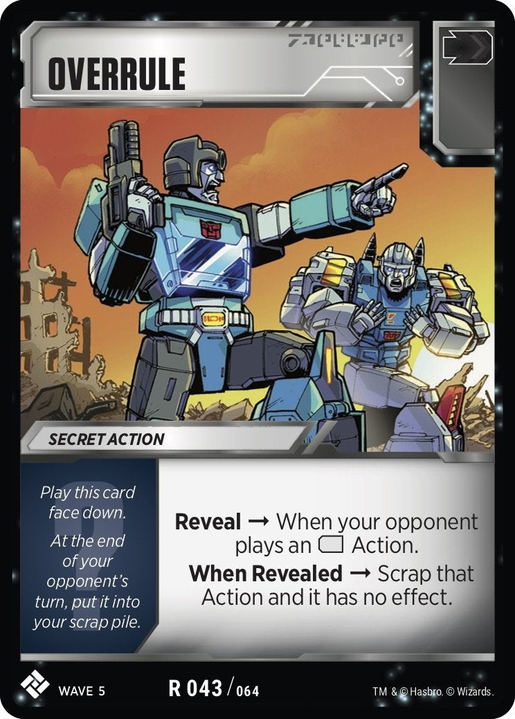 Image for Overrule (Titan Masters Attack) (43) - Transformers TCG