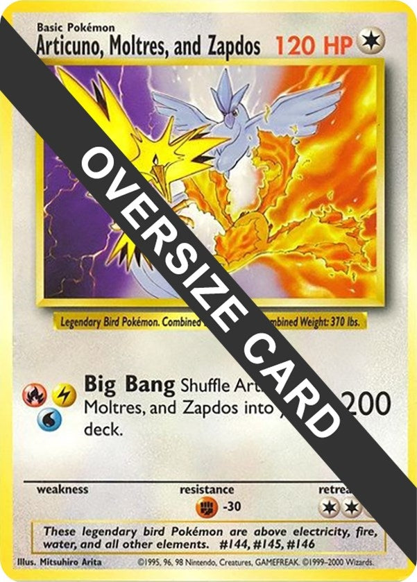 Image for Articuno, Moltres, and Zapdos (Warner Bros. Promo) (Jumbo Cards) - Pokemon