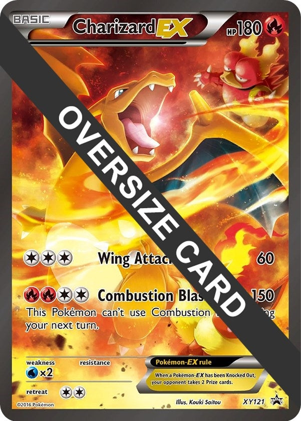 Image for Charizard EX - XY121 (XY Black Star Promos) (Jumbo Cards) (XY121) - Pokemon