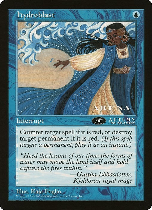 Image for Hydroblast (4th Place) (Arena League) (Oversize Cards) - Magic: The Gathering