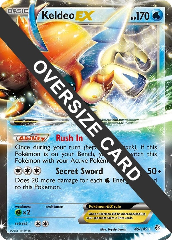 Image for Keldeo EX (Jumbo Cards) (049/099) - Pokemon