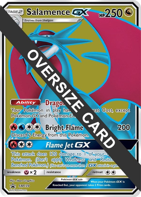 Image for Salamence GX - SM139 (SM Black Star Promo) (Jumbo Cards) (SM139) - Pokemon