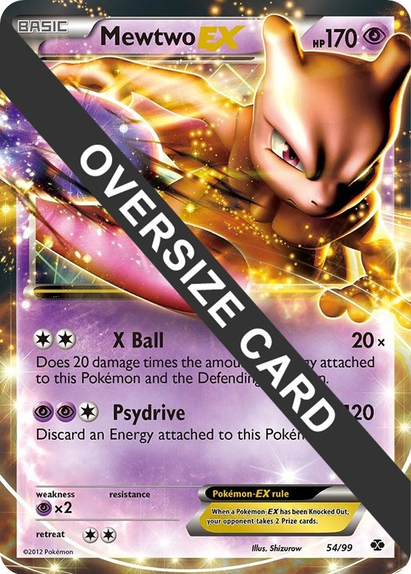 Image for Mewtwo EX (Jumbo Cards) (054/099) - Pokemon