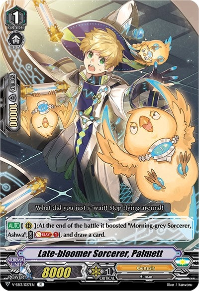 Image for Late-bloomer Sorcerer, Palmett (V-EB13: The Astral Force) (V-EB13/027EN) - Cardfight Vanguard