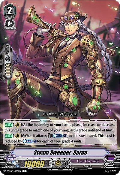 Image for Steam Sweeper, Sargo (V-EB13: The Astral Force) (V-EB13/030EN) - Cardfight Vanguard
