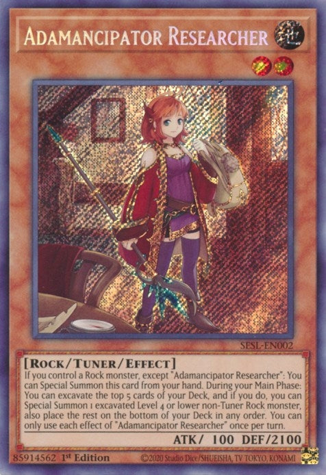 Image for Adamancipator Researcher (Secret Slayers) (SESL-EN002) - YuGiOh