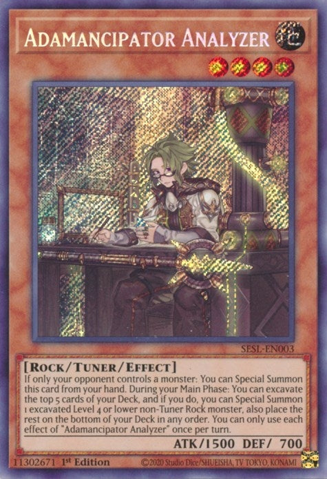 Image for Adamancipator Analyzer (Secret Slayers) (SESL-EN003) - YuGiOh