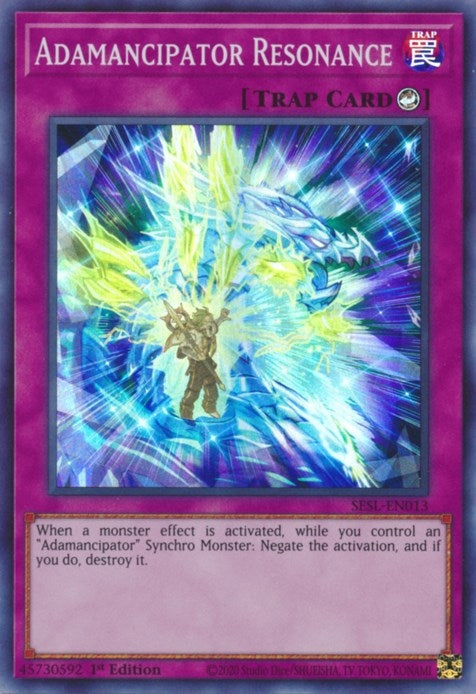 Image for Adamancipator Resonance (Secret Slayers) (SESL-EN013) - YuGiOh