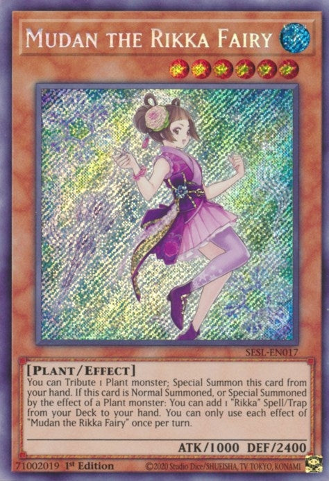 Image for Mudan the Rikka Fairy (Secret Slayers) (SESL-EN017) - YuGiOh