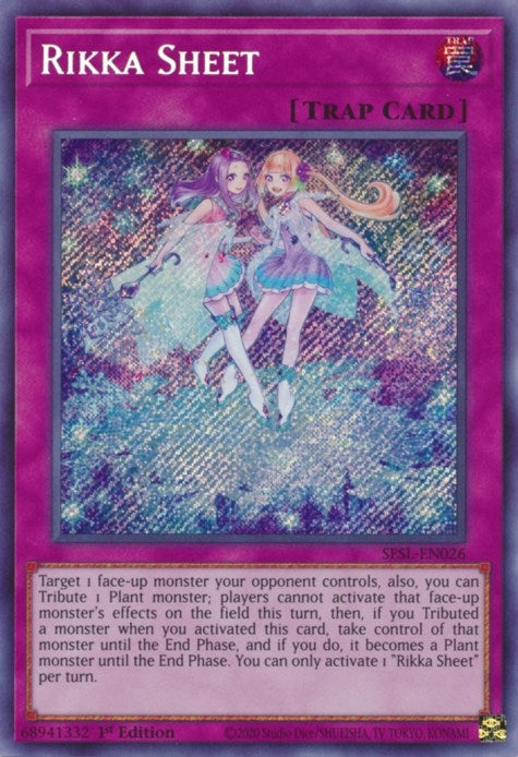 Image for Rikka Sheet (Secret Slayers) (SESL-EN026) - YuGiOh