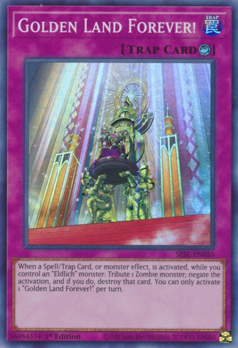 Image for Golden Land Forever! (Secret Slayers) (SESL-EN035) - YuGiOh