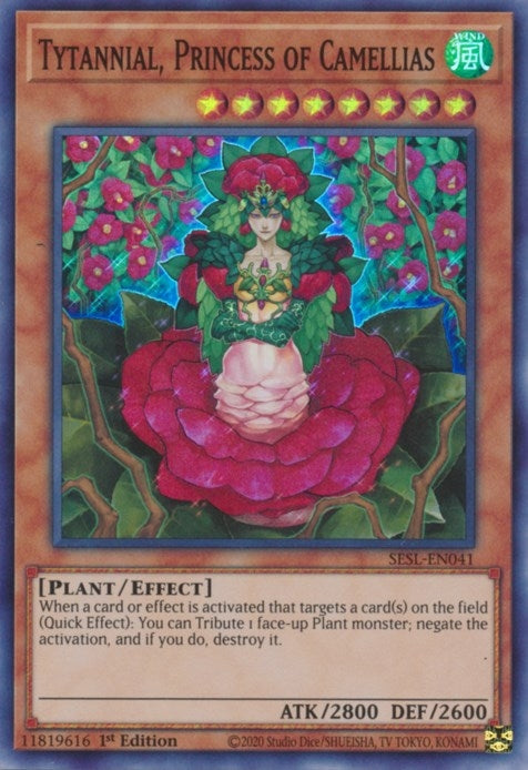 Image for Tytannial, Princess of Camellias (Secret Slayers) (SESL-EN041) - YuGiOh