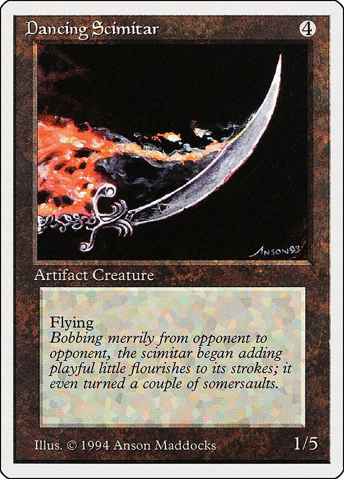 Image for Dancing Scimitar (Summer Magic) (243) - Magic: The Gathering