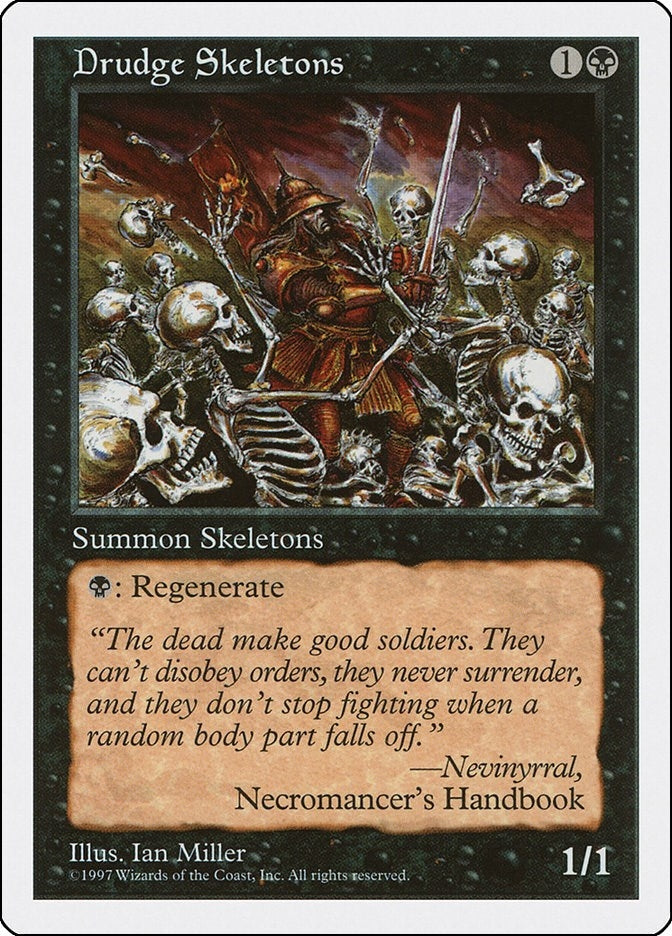 Image for Drudge Skeletons (Fifth Edition) - Magic: The Gathering