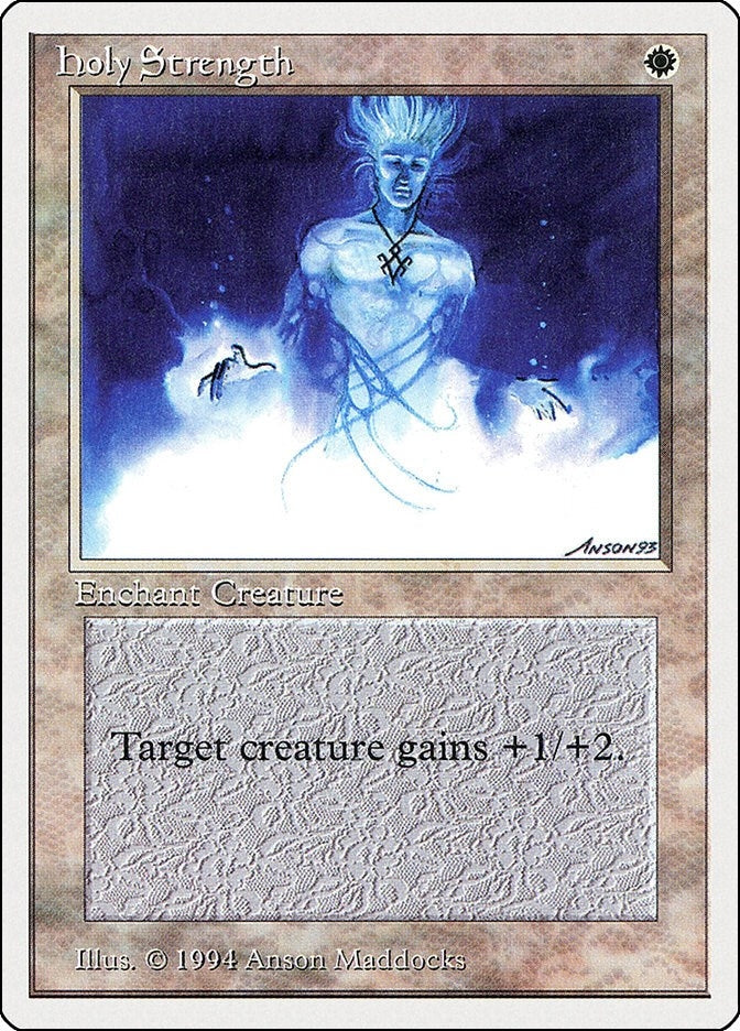 Image for Holy Strength (Summer Magic) (24) - Magic: The Gathering