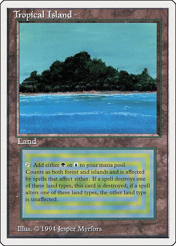 Image for Tropical Island (Summer Magic) (288) - Magic: The Gathering