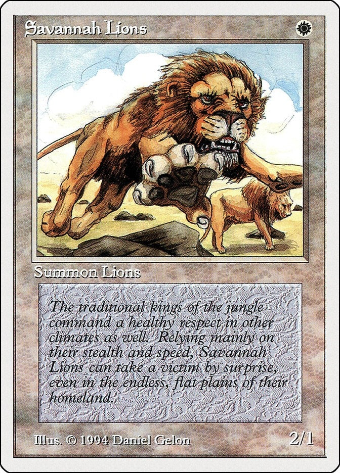 Image for Savannah Lions (Summer Magic) (39) - Magic: The Gathering