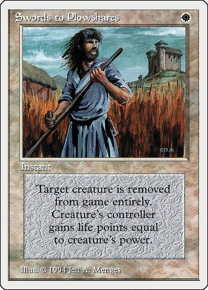 Image for Swords to Plowshares (Summer Magic) (41) - Magic: The Gathering