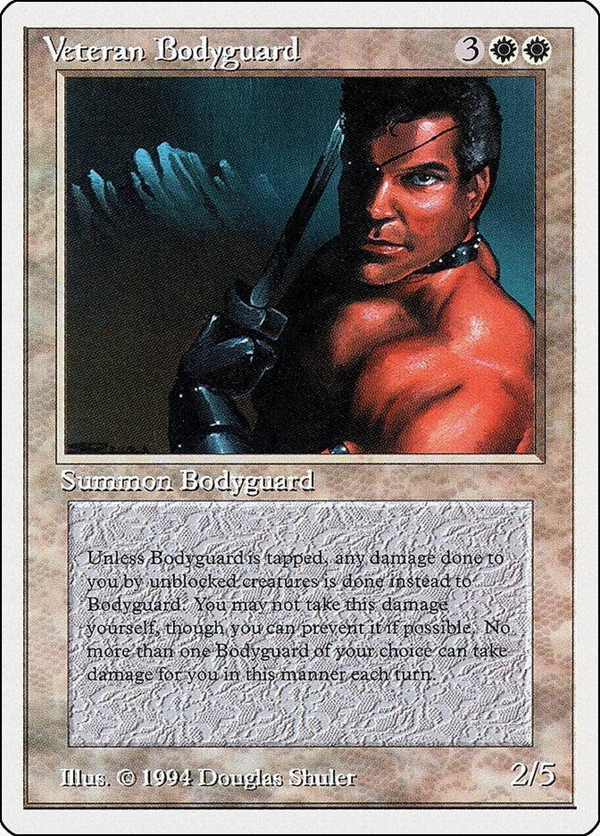 Image for Veteran Bodyguard (Summer Magic) (42) - Magic: The Gathering