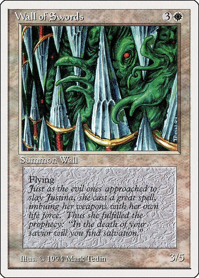 Image for Wall of Swords (Summer Magic) (43) - Magic: The Gathering