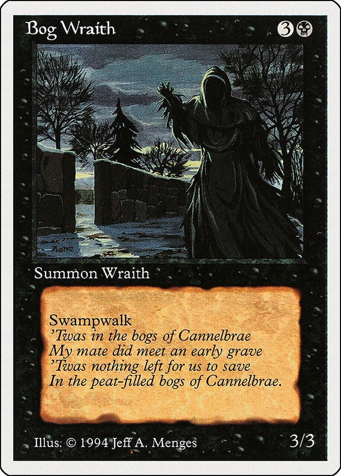 Image for Bog Wraith (Summer Magic) (96) - Magic: The Gathering