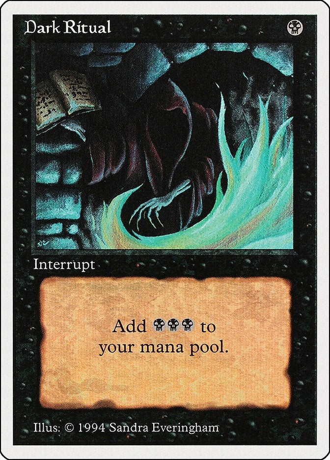 Image for Dark Ritual (Summer Magic) (99) - Magic: The Gathering