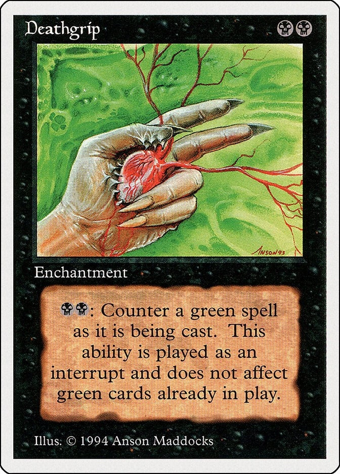 Image for Deathgrip (Summer Magic) (101) - Magic: The Gathering