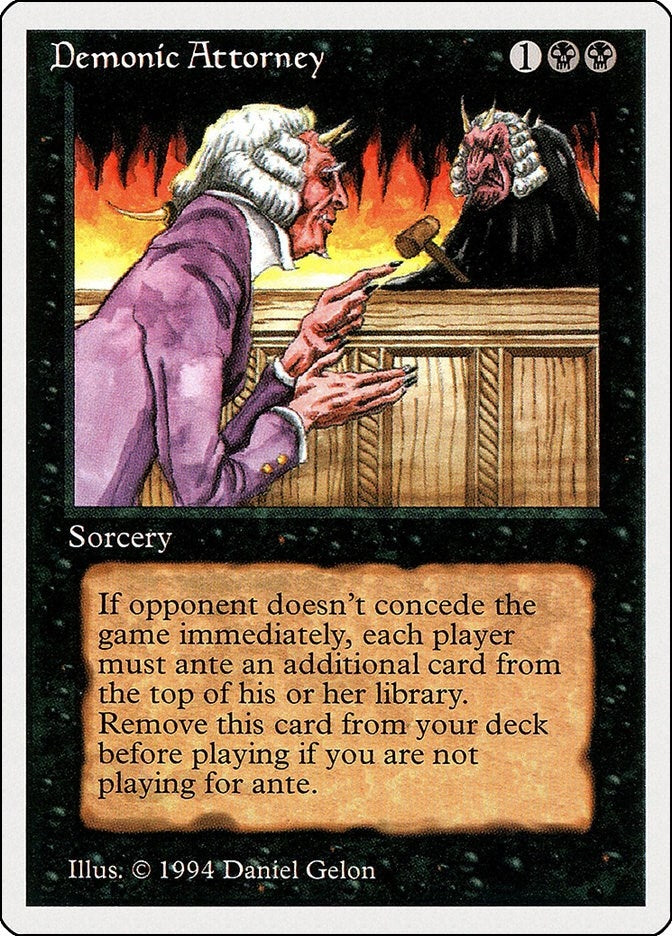 Image for Demonic Attorney (Summer Magic) (103) - Magic: The Gathering