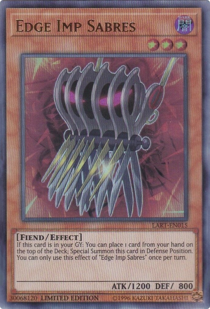 Image for Edge Imp Sabres (The Lost Art Promotion) (LART-EN015) - YuGiOh