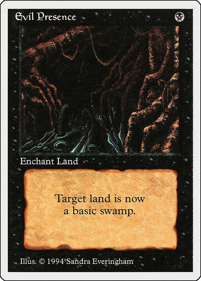 Image for Evil Presence (Summer Magic) (110) - Magic: The Gathering