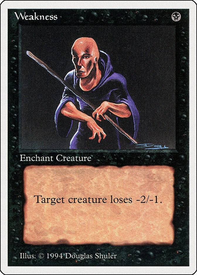 Image for Weakness (Summer Magic) (136) - Magic: The Gathering
