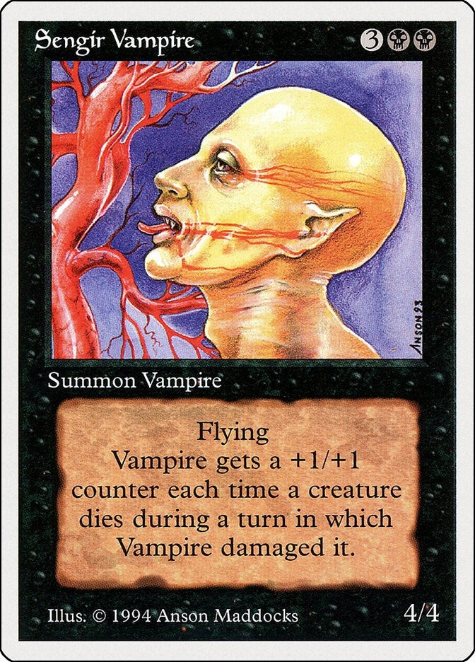 Image for Sengir Vampire (Summer Magic) (129) - Magic: The Gathering