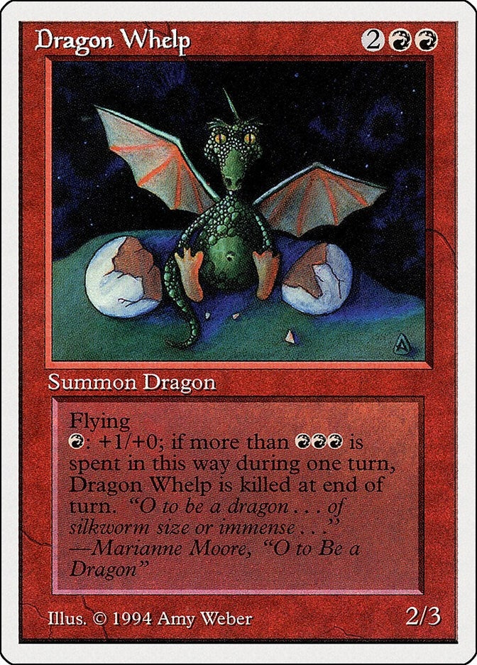 Image for Dragon Whelp (Summer Magic) (143) - Magic: The Gathering