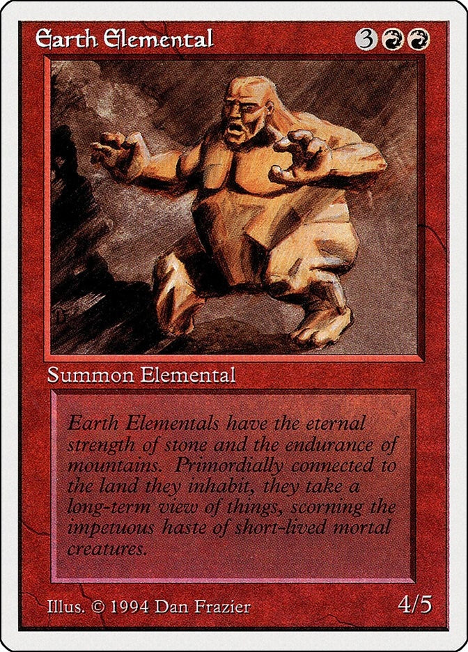 Image for Earth Elemental (Summer Magic) (146) - Magic: The Gathering