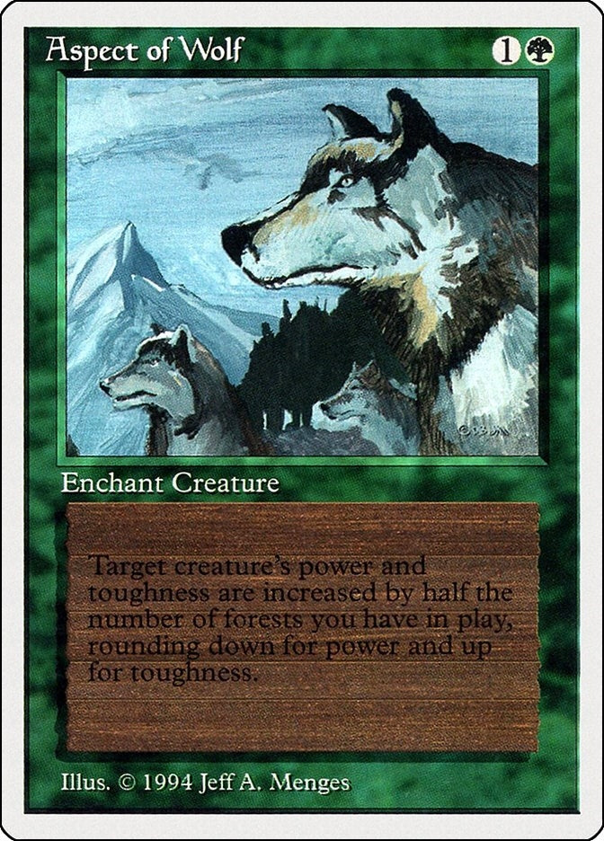 Image for Aspect of Wolf (Summer Magic) (186) - Magic: The Gathering
