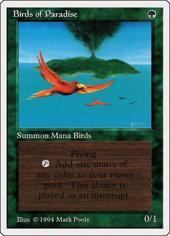 Image for Birds of Paradise (Summer Magic) (187) - Magic: The Gathering