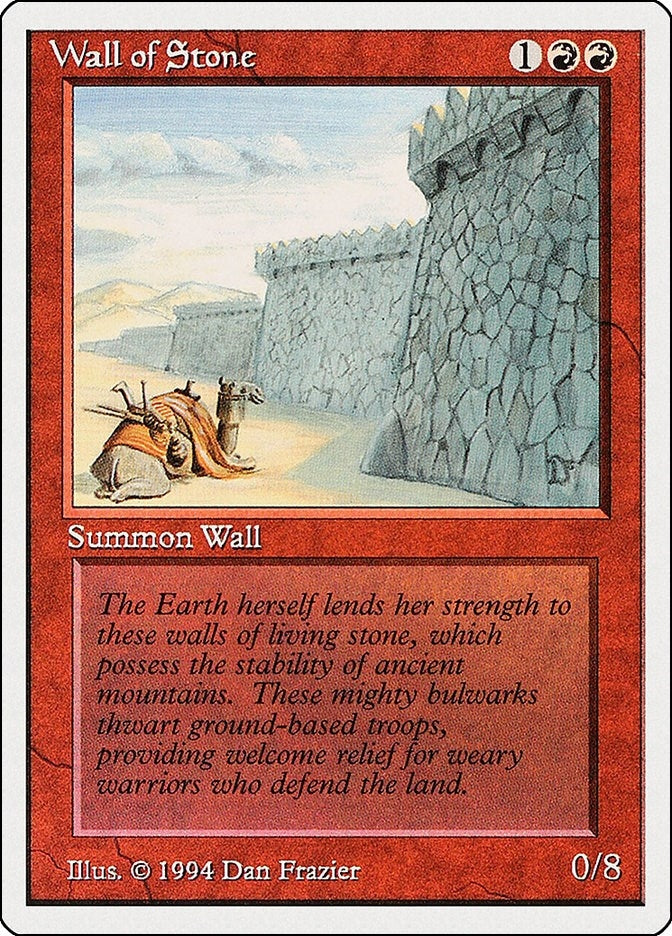 Image for Wall of Stone (Summer Magic) (184) - Magic: The Gathering