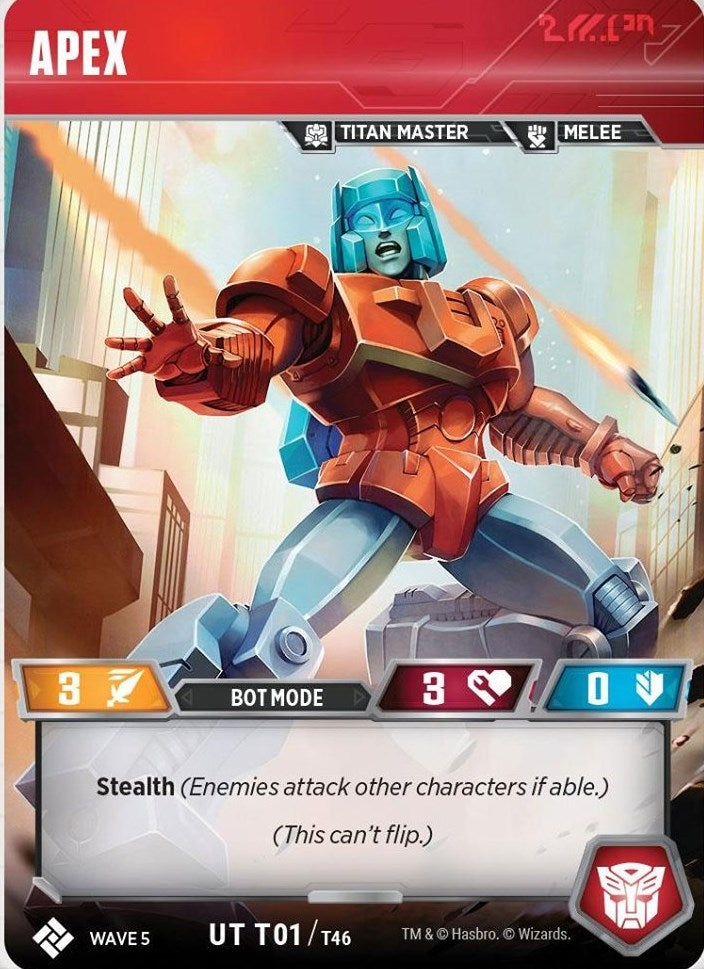 Image for Apex (Titan Masters Attack) (T01) - Transformers TCG